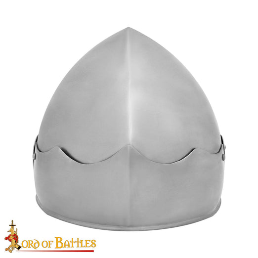Casque de sallet bourguignon du XVe siècle avec doublure