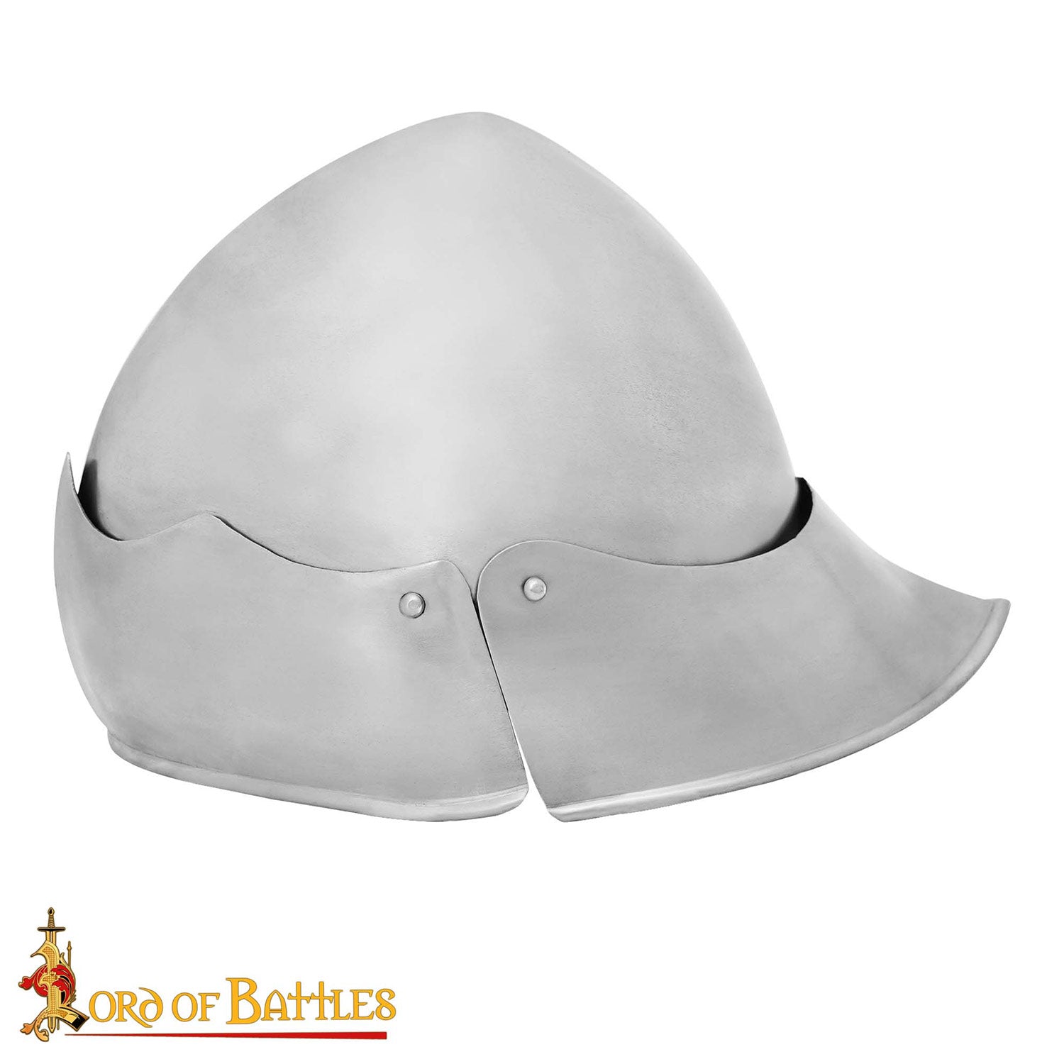 Casque de sallet bourguignon du XVe siècle avec doublure